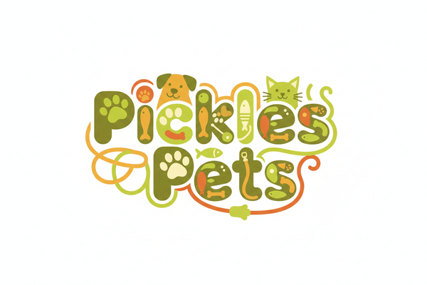 Pickles Pets do word art suitable for a logo